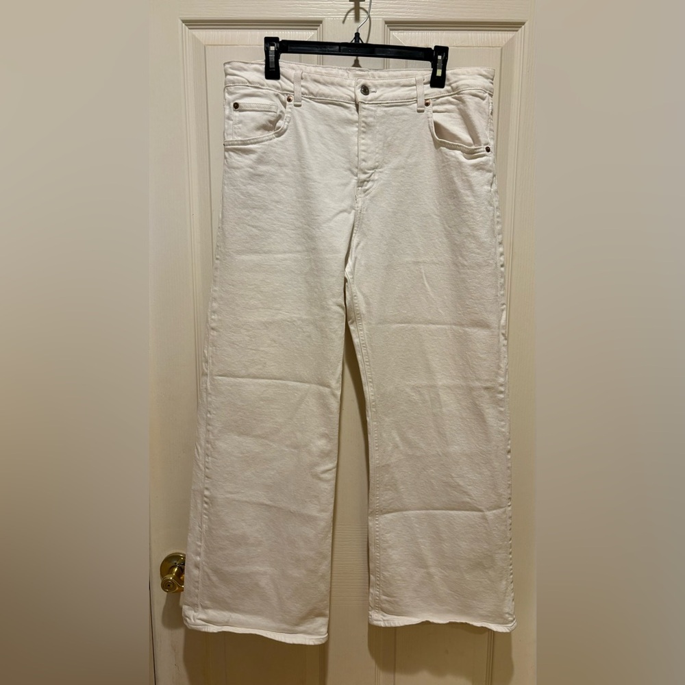 White Wide Leg Jeans